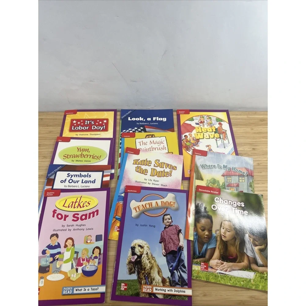 Set of‎ 11 McGraw-Hill Read to Achieve Paired Readers Grade 1 NEW